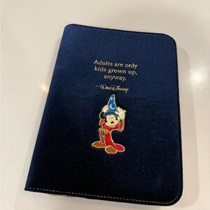 Disney Navy and Gold Folio with Mickey Mouse